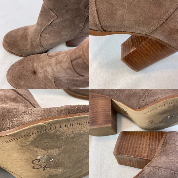 Splendid Lakota Suede Ankle Booties Size 8M - Picture 16 of 16